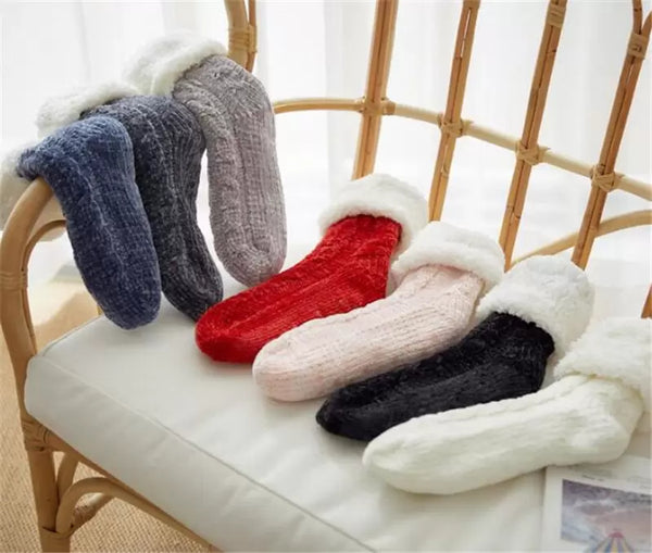 Buy Chenille Slipper Socks Online in India - Etsy